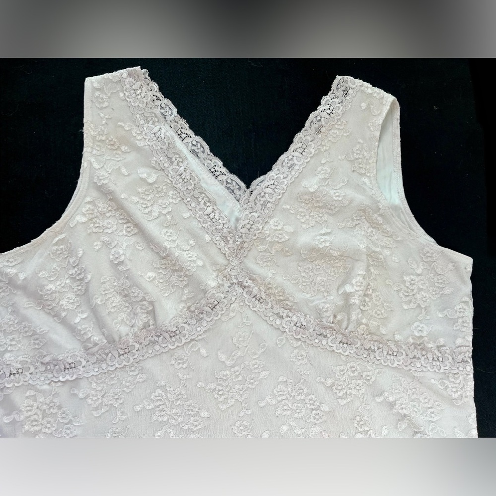 Worthington Womans 2X
Lined Lace Tank Cami
Cream Coquette Angelic
Bohemian - Picture 5 of 12